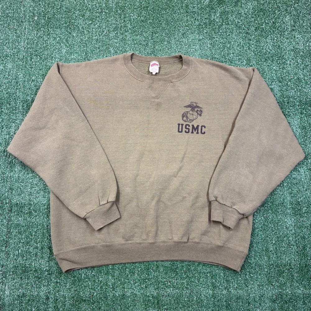 Vintage 90s Soffe USMC Graphic Crewneck Sweatshirt